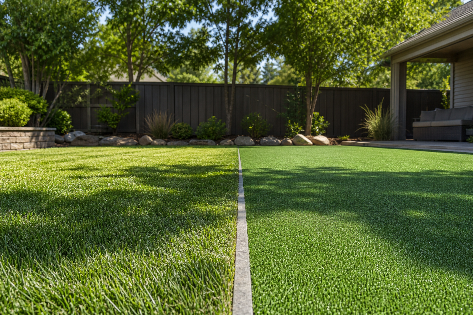 Artificial Turf vs Natural Grass for Henderson Backyards